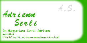 adrienn serli business card
